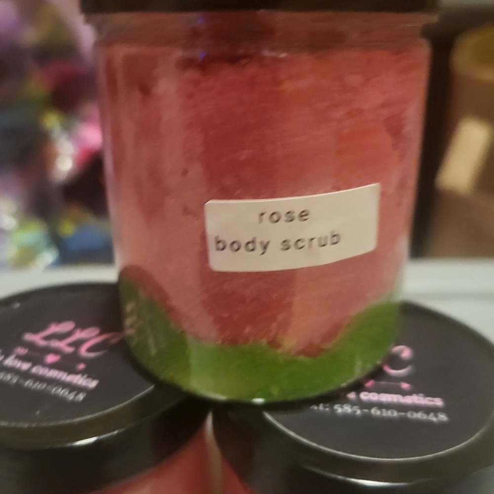 Rose Body Scrub - Handmade - Picture 2 of 5